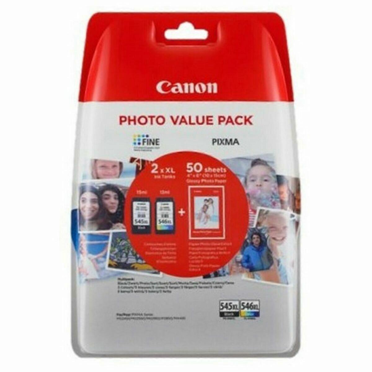 Original Ink Cartridge Canon PG-545XL/CL546XL (2 Pcs) Black