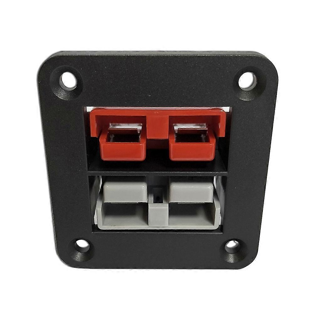Dual Flush Mount 50 Amp for Anderson Plug Mounting Bracket Caravan Trailer Truck for Anderson Connection Plug Connector