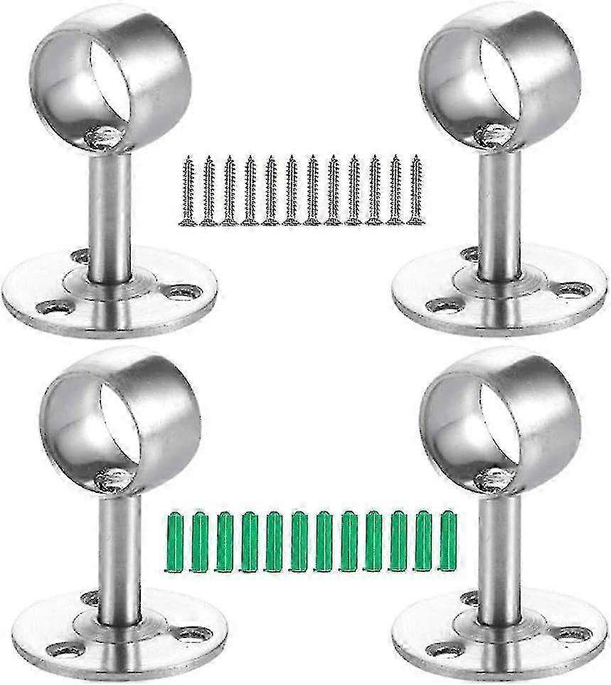 4 قطع قوس قضيب الستار ، قوس أنبوب خزانة الملابس ، قوس نهاية رود ، قوس قضيب معلق ، لقوس خزانة الملابس ، قضيب ستارة ، قضيب ملابس