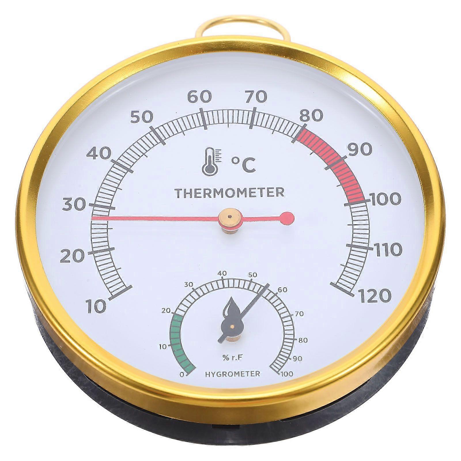 Sauna Thermometer Hygrometer - 2 in 1 Sauna Room Meter with Humidity Gauge - Temperature Sensor - for Steam Room Spa Indoor