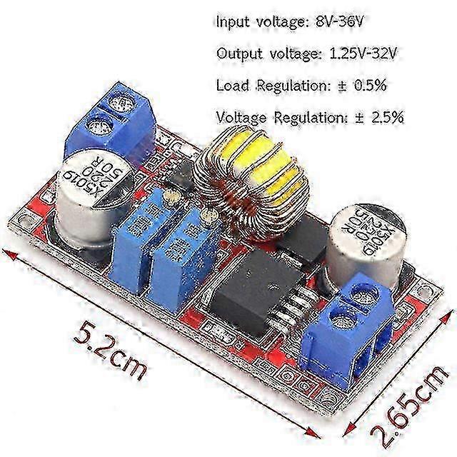 5A dc to dc cc cv lithium battery step down charging board led power converter lithium charger step down module.