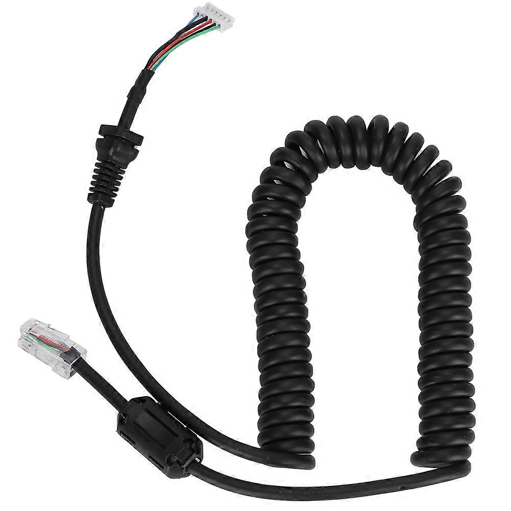 إصدار محدث لكابل الميكروفون اليدوي YAESU 6 Pin مع ملحقات الحلقة المغناطيسية