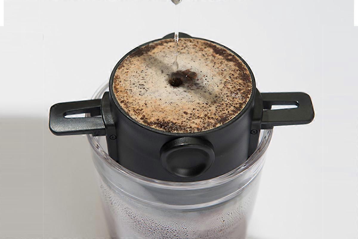 Portable Stainless Steel Reusable Paperless Manual Coffee Cone