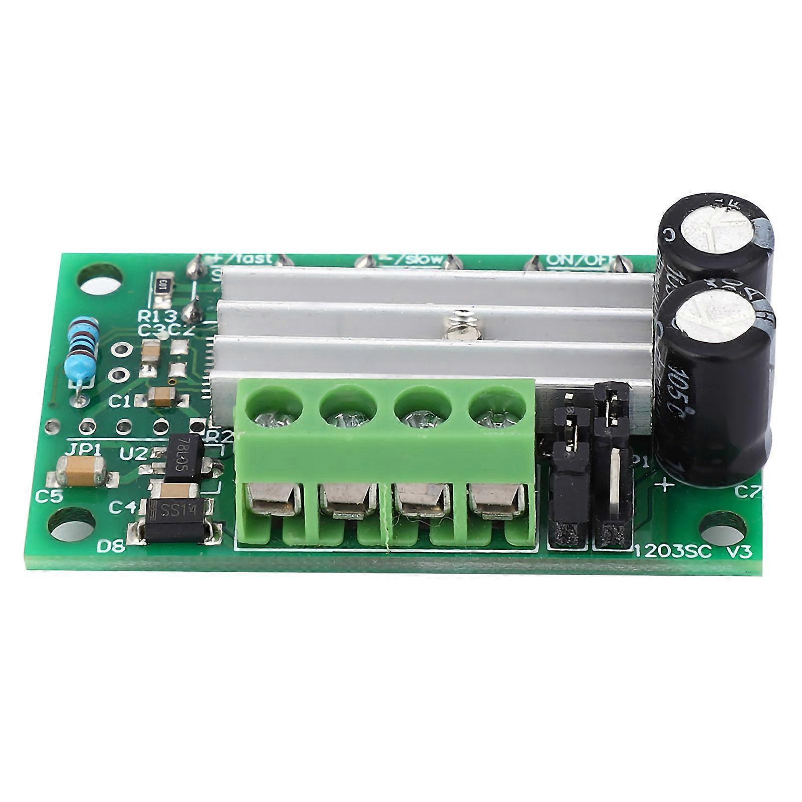 DC Motor Speed Controller PWM Regulator Module with Push Button 6V 12V 24V 2APush Button&nbsp;&nbsp;Speed Controller