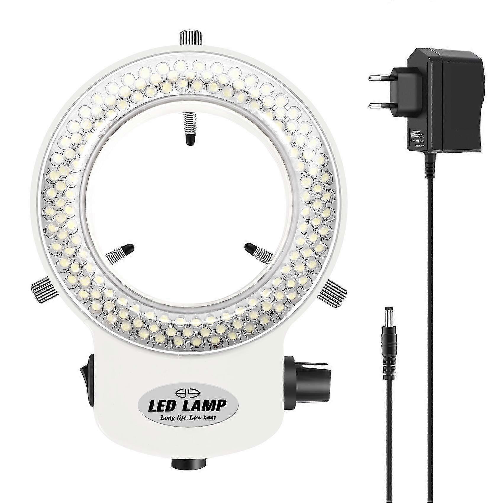 Ring light for mini scope with 144 LEDs and 6000K adjustable brightness