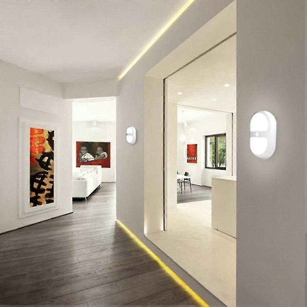 1pc 10 Led Night Light Motion Sensing Battery Power Human Sensor Lamp New