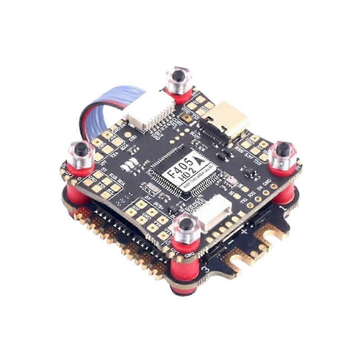 F405- Flight Controller 55A 4in1 Brushless ESC Stack Blheli S 3-6S OSD Dshot600 for RC FPV Racing DBlack SZRH