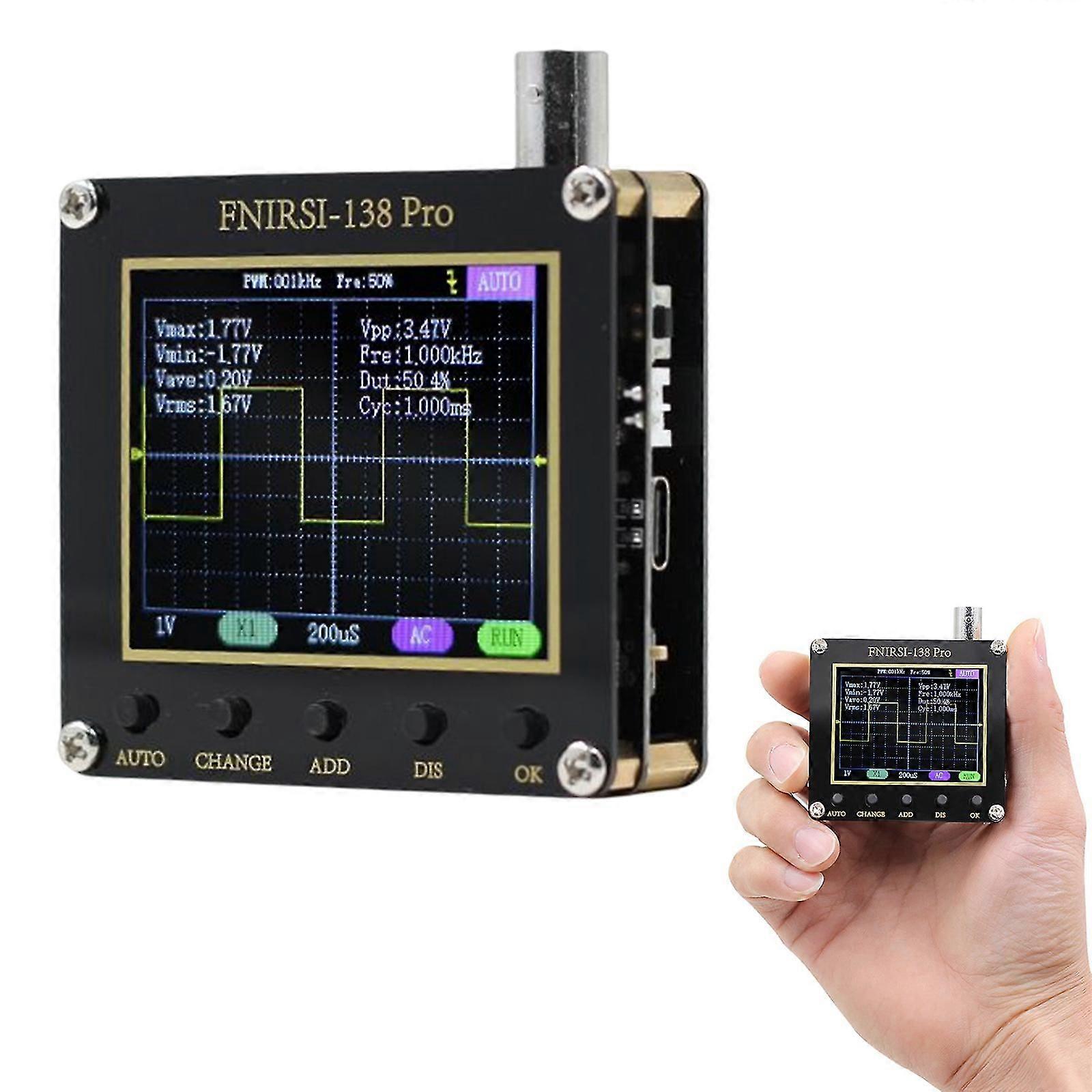 138pro Digital Handheld Oscilloscope 2.5msa/s Analog Bandwidth 200khz New Fk