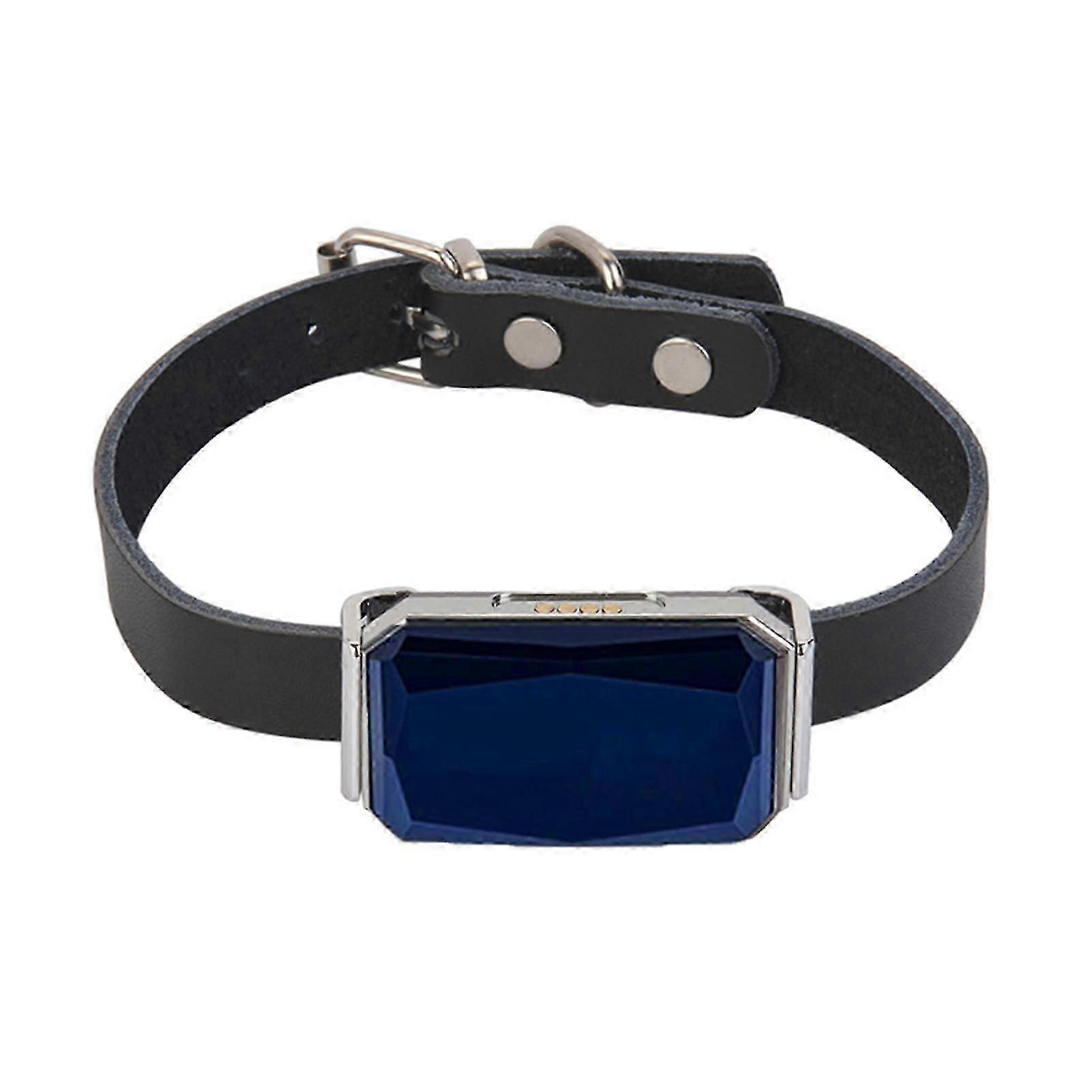 Pet Tracker Vibration Alarm Adjustable Neck Circumference Information Push Light Indicator Cats Dogs Tracker Collar Smart Waterproof Pet Locator hwy S