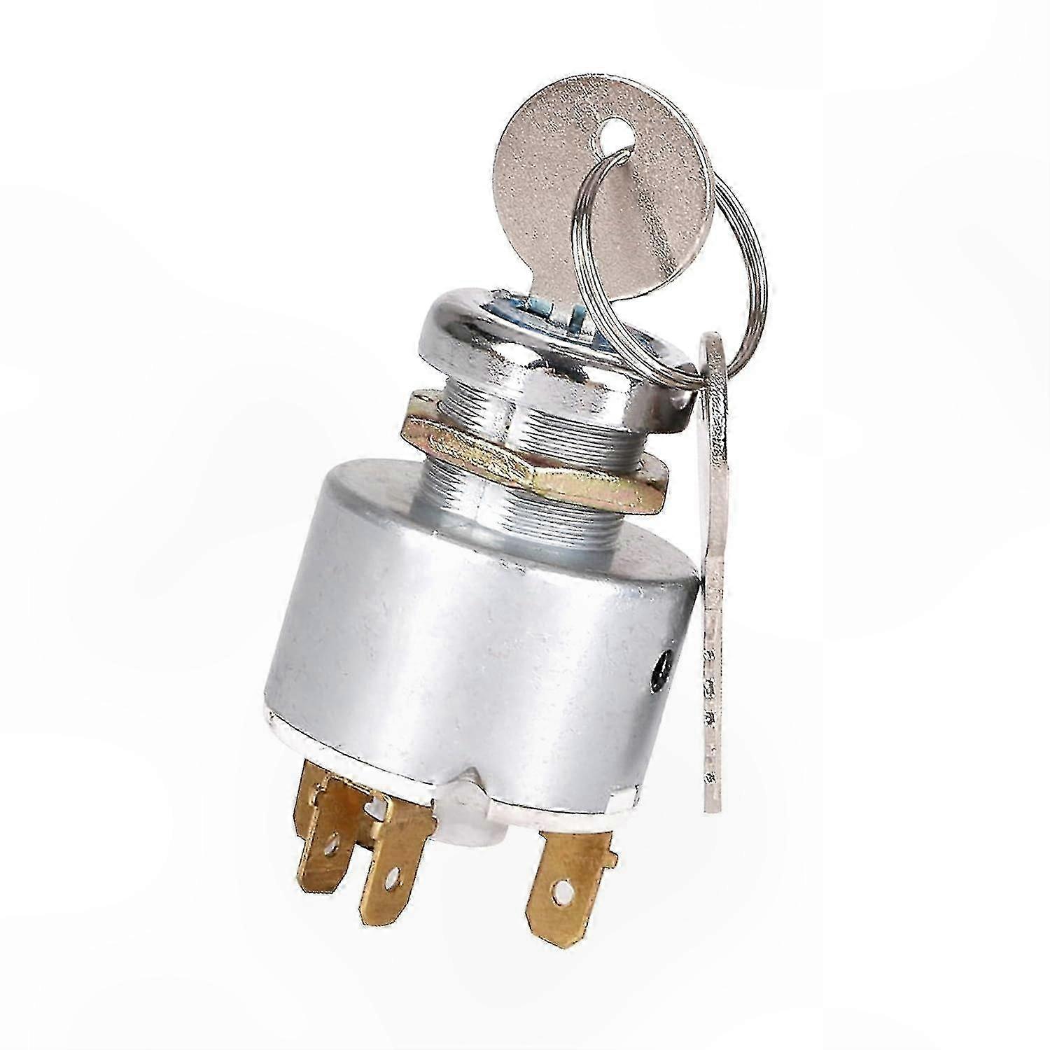 Universal 12V Engine Start Switch with 2 Keys for Automotive Marine Applications