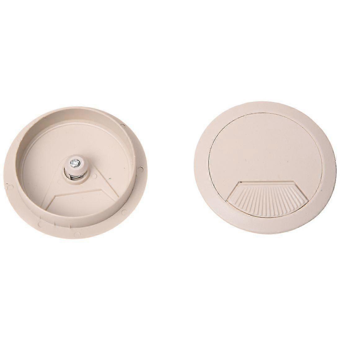 5 Pcs 70mm Dia Round Grommet Cable Hole Covers For Computer Desk