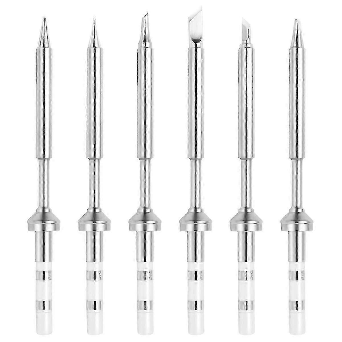 6Pcs for Pinecil TS100 Soldering Iron Tips Replacement,Mini Portable