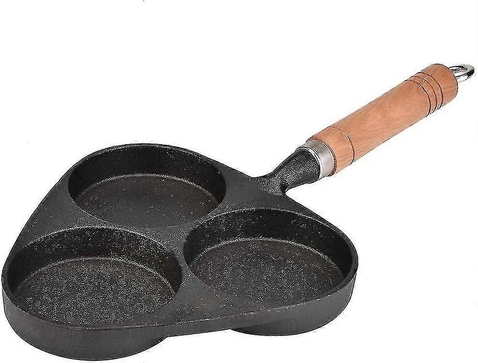 ميني البيض عموم 3 الأشكال الزهر الحديد عجة القلي عموم البيض برغر البيض المقلي وعاء