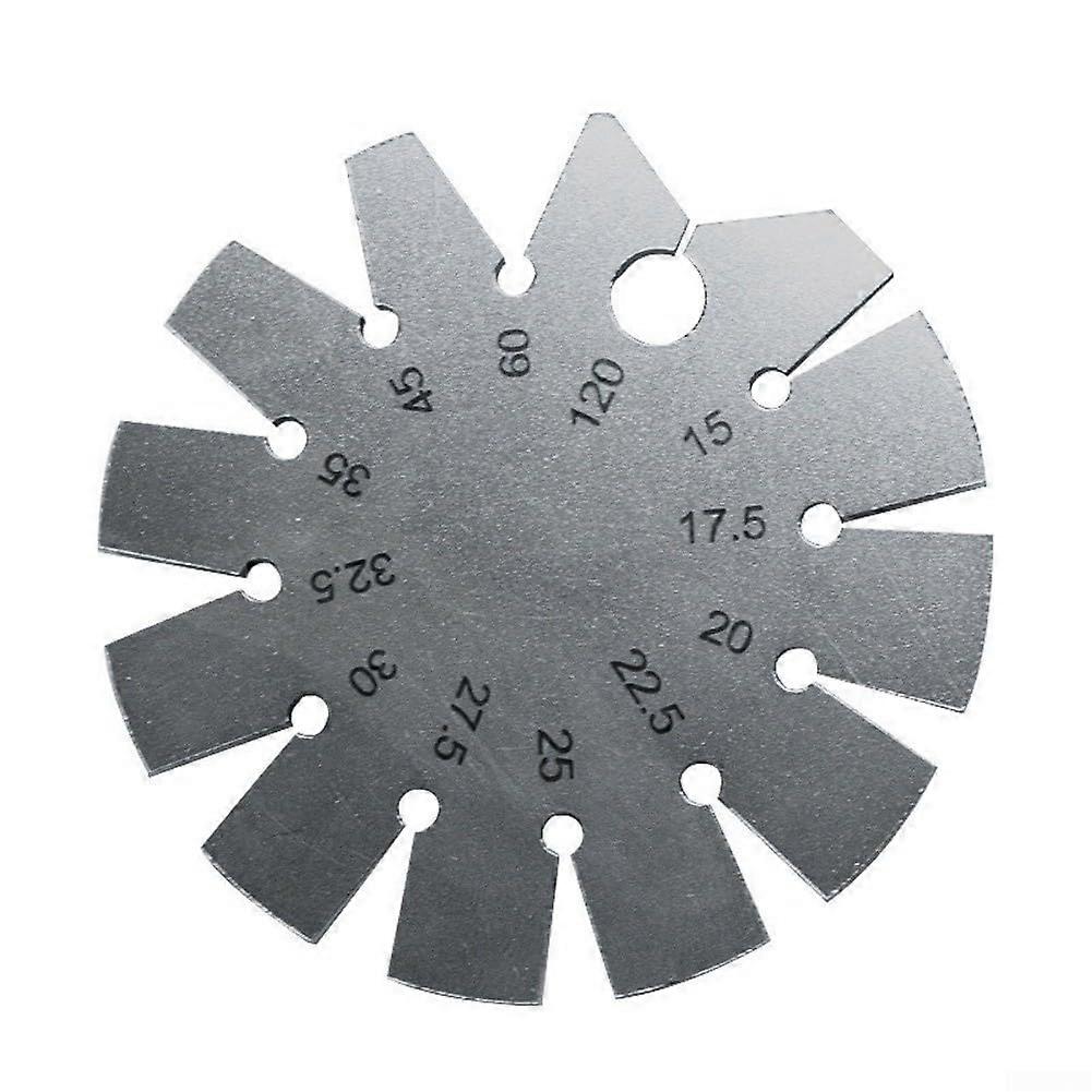 Stainless Steel Bevel Gauge For Angles 15120 Degrees With Keychain Hole Compact Design For Grinding And Honing Checks