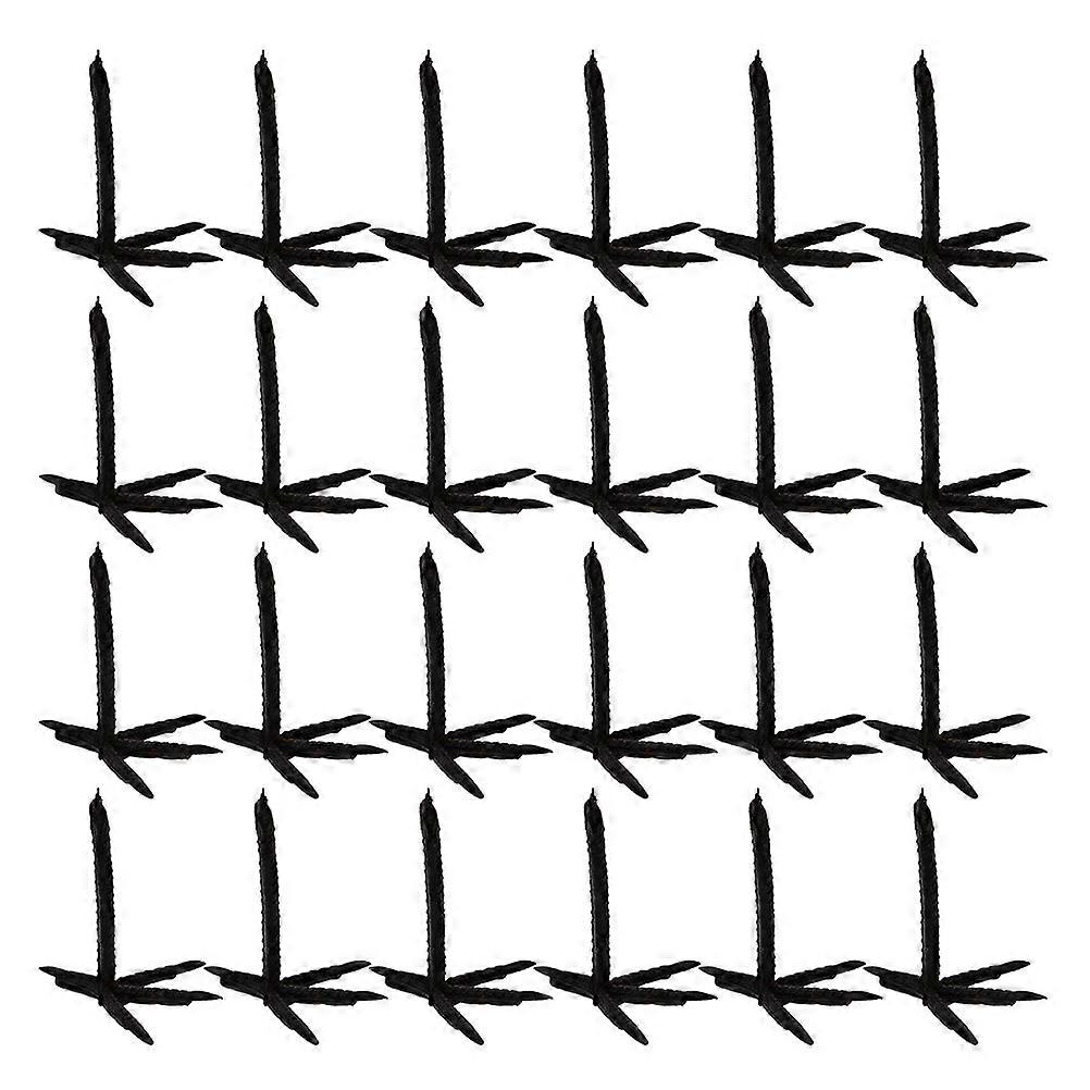 Simulation Crow Claws Black Plastic for DIY Stuffed Animal Craft 50Pcs
