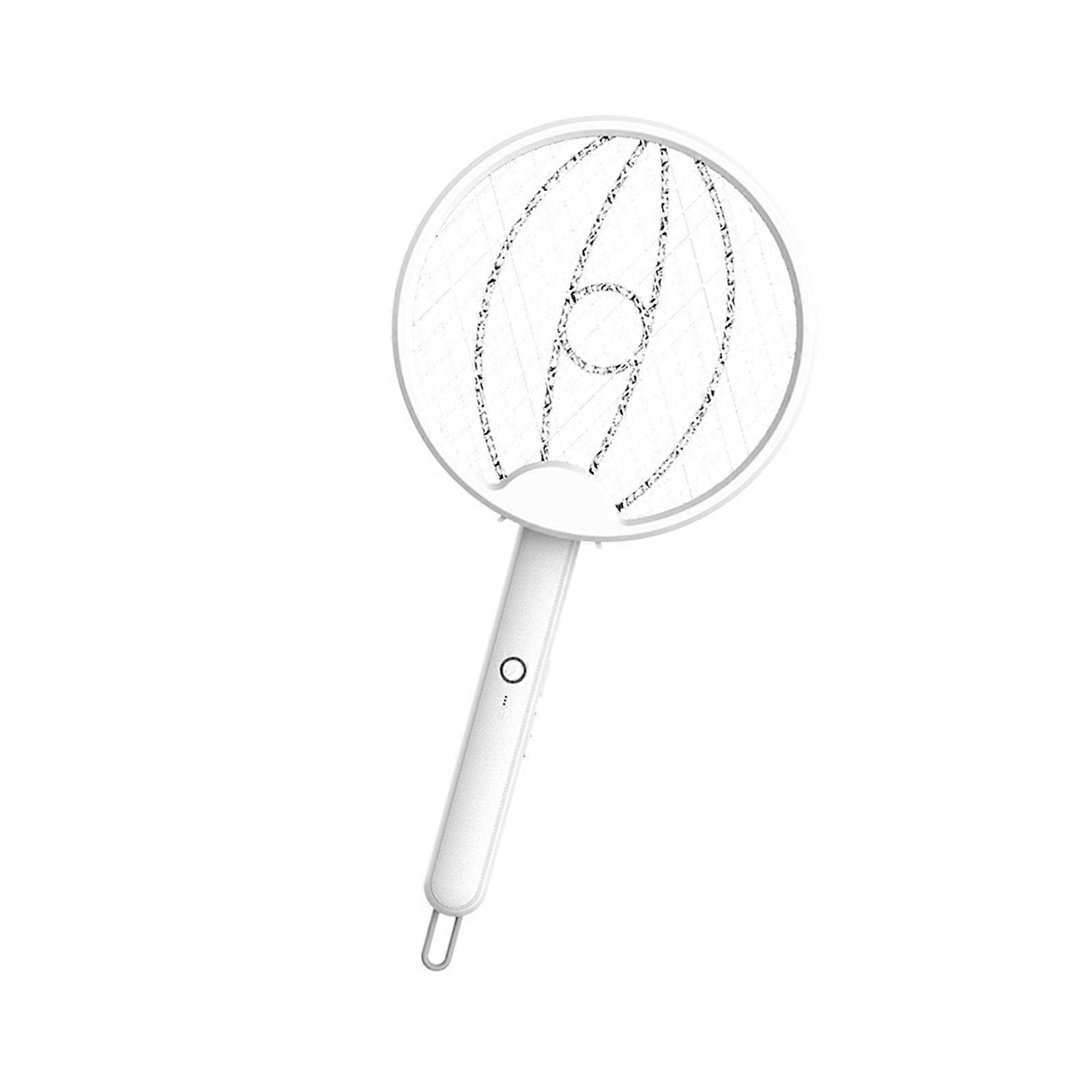 Electric Mosquitoes Swatter With Safety Grid Handheld Hangable Electric Mosquitoes Racket Zapper Racket for Indoor Outdoor Multicolor