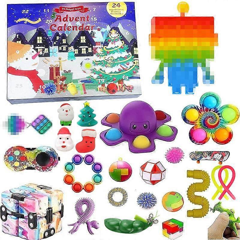 Christmas Countdown  24 Advent Calendar, Blind Boxy813