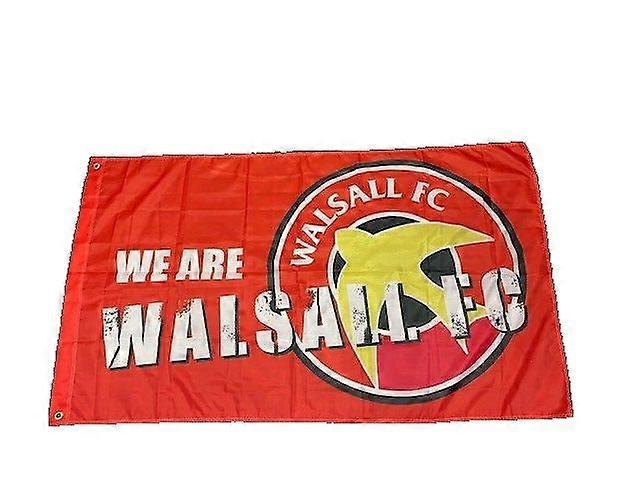 Walsallin jalkapalloseuran lippu.