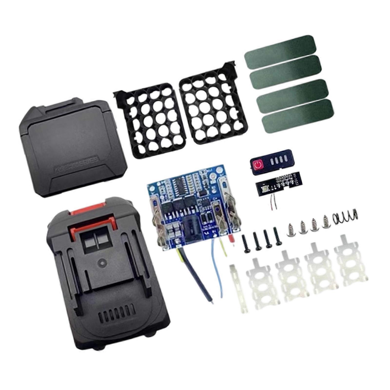 10/15/20 Cores Battery Replacement Shell ABS Plastic Case With Integrated Charging Board For Power Tool Multicolor