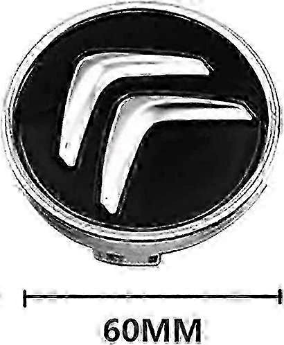 4 Pieces Hub Caps for Citroen C4 Picasso C3 Berlingo C5 X7 C2 C1 Ds3 ZX Xsara C8 DS DS4 60MM, Rim Center Caps with Badge, Car Emblem Wheel C