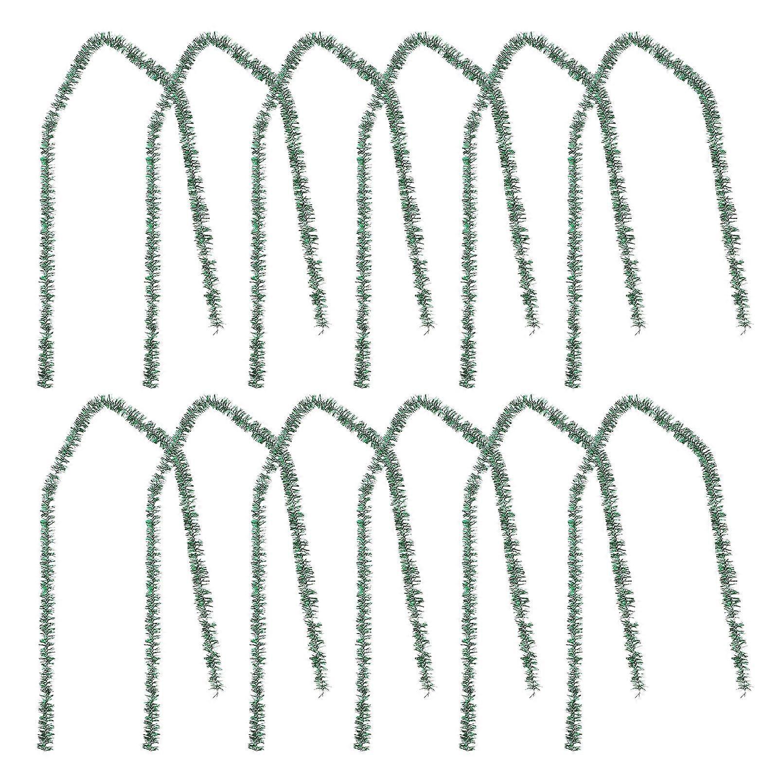 Glitter Green Pipe Cleaners For Craft Projects Ideal For Kids Creativity Development 200Pcs