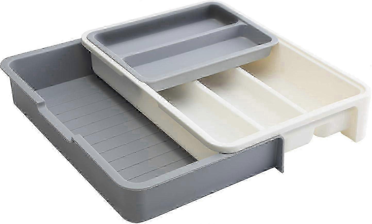 25-26 Tableware pallets Extended the adjustable tableware drawer tissue 7 partition tableware