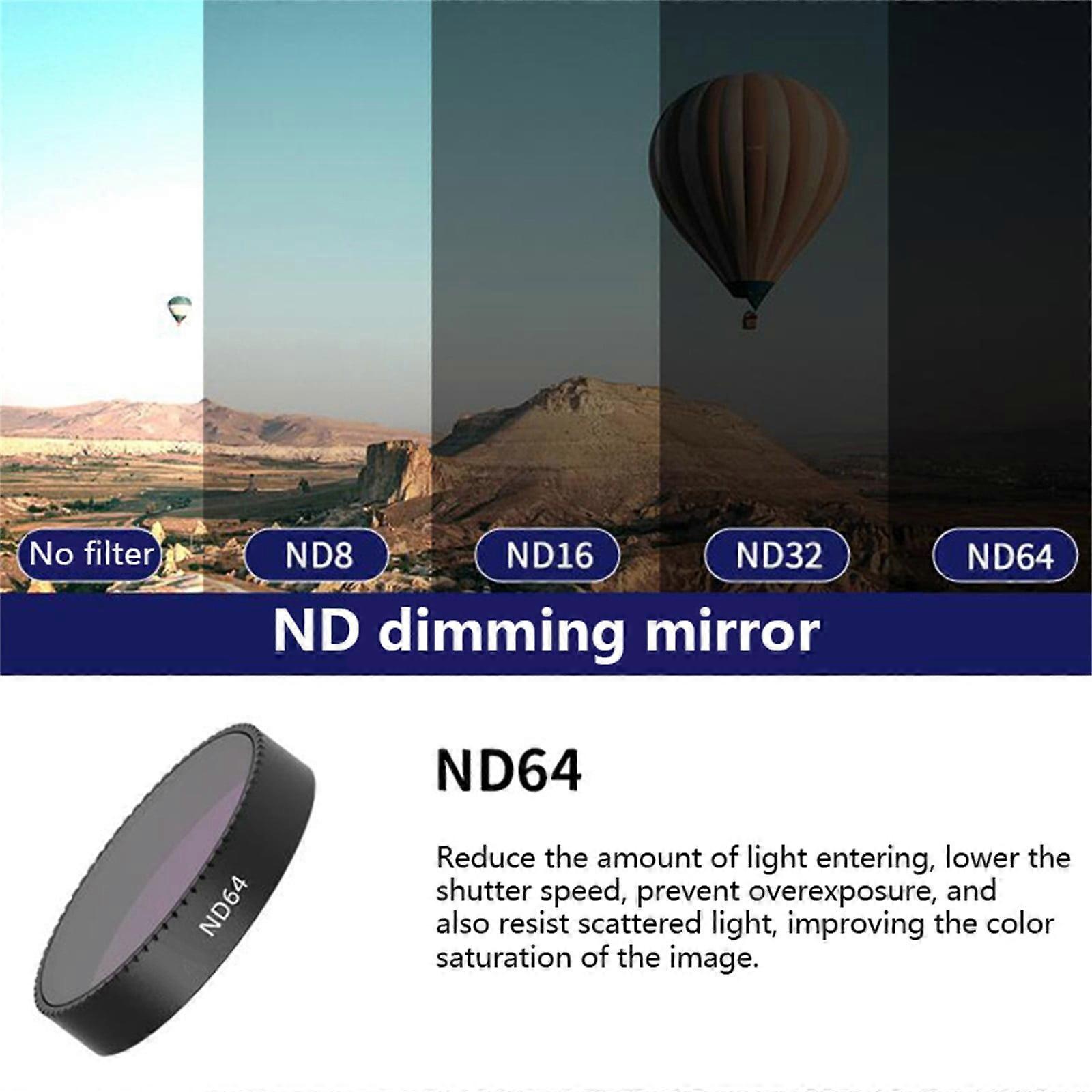 Suitable for DJI NE O Drone Accessory Filter CPL Filter ND Filter Black Soft Quick Installation Drone Filter Dji Ne O Filter