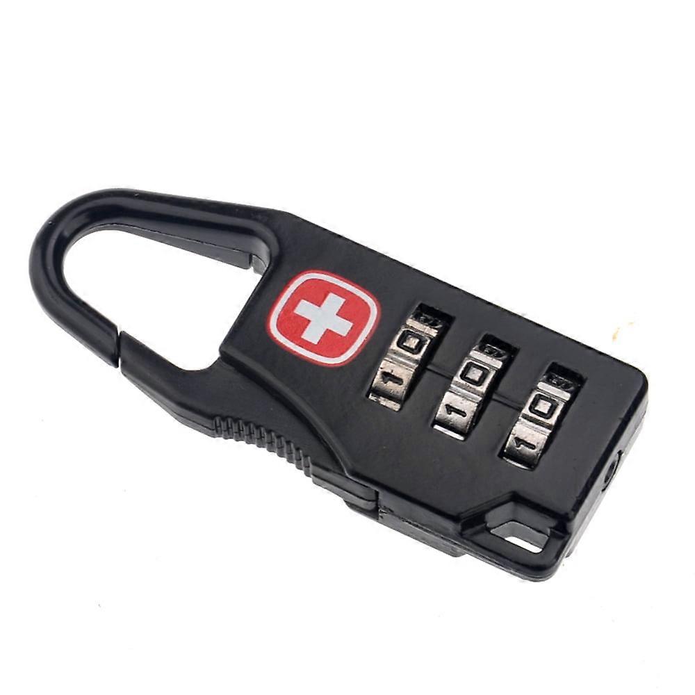 3 Digits Combination Lock Resettable Luggage Suitcase Password Padlock Zinc Alloy