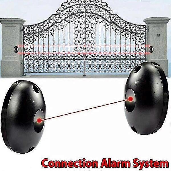 2pcs Automatic Infrared Ray Detector Ir Alarm Sensor Door Light Sensor Burglar Alarm System S202412