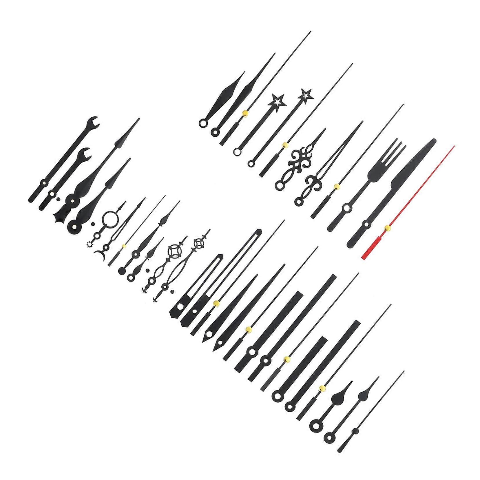 Clock Hands Replacement Kit 14 Sets DIY Styles for Battery Operated Wall Clock