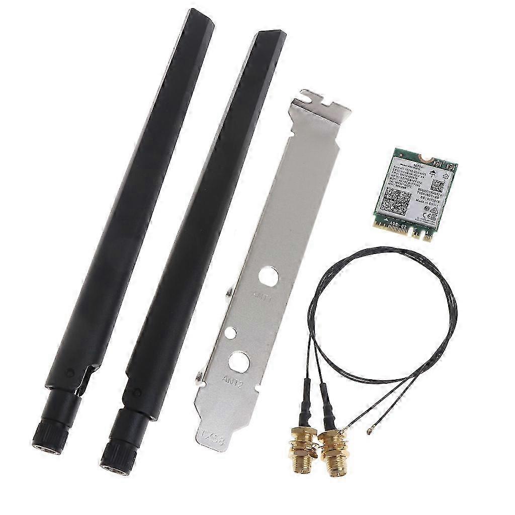 AX210 AX210NGW 1675x AX1675x WiFi 6E 802.11AX Dual Band 2.4G 5G 5374mbps Bluetooth-compatible 5.2 Wifi Card for Win10