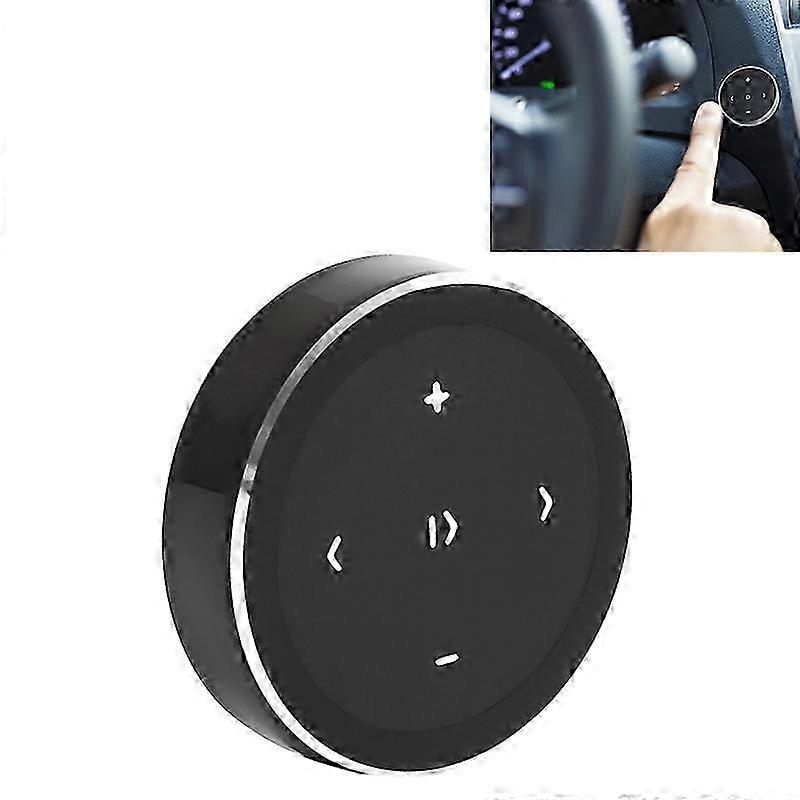 Wireless Bluetooth Car Steering Wheel Controller with Multi-functional Mobile Phone Multimedia Remote Control for All Devices