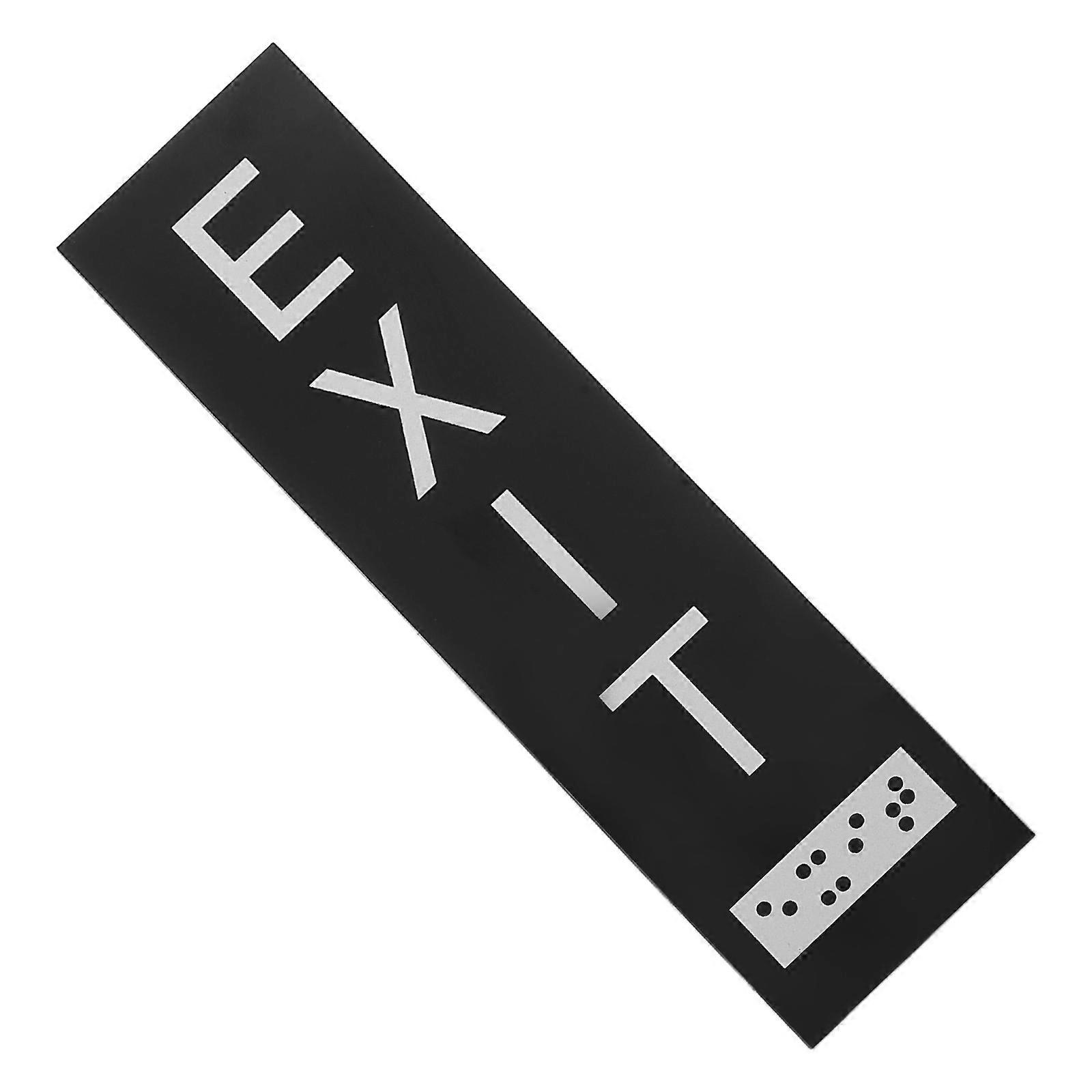 Braille Exit Sign Self-Adhesive for Corridor Safety with