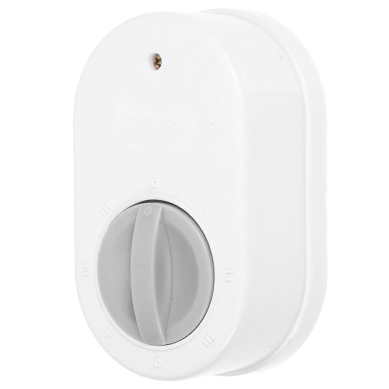 White Attic Fan Speed Controller for Reliable Performance and Energy Efficiency with 3-Speed Control