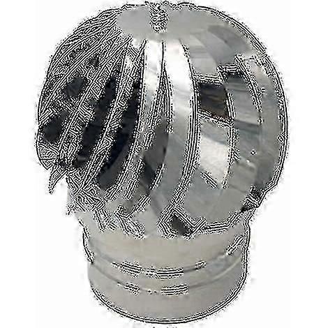 Uscita sul tetto, estrattore di fumo eolico rotante Ztforus in acciaio inossidabile, base rotonda, comignolo, tutte le dimensioni