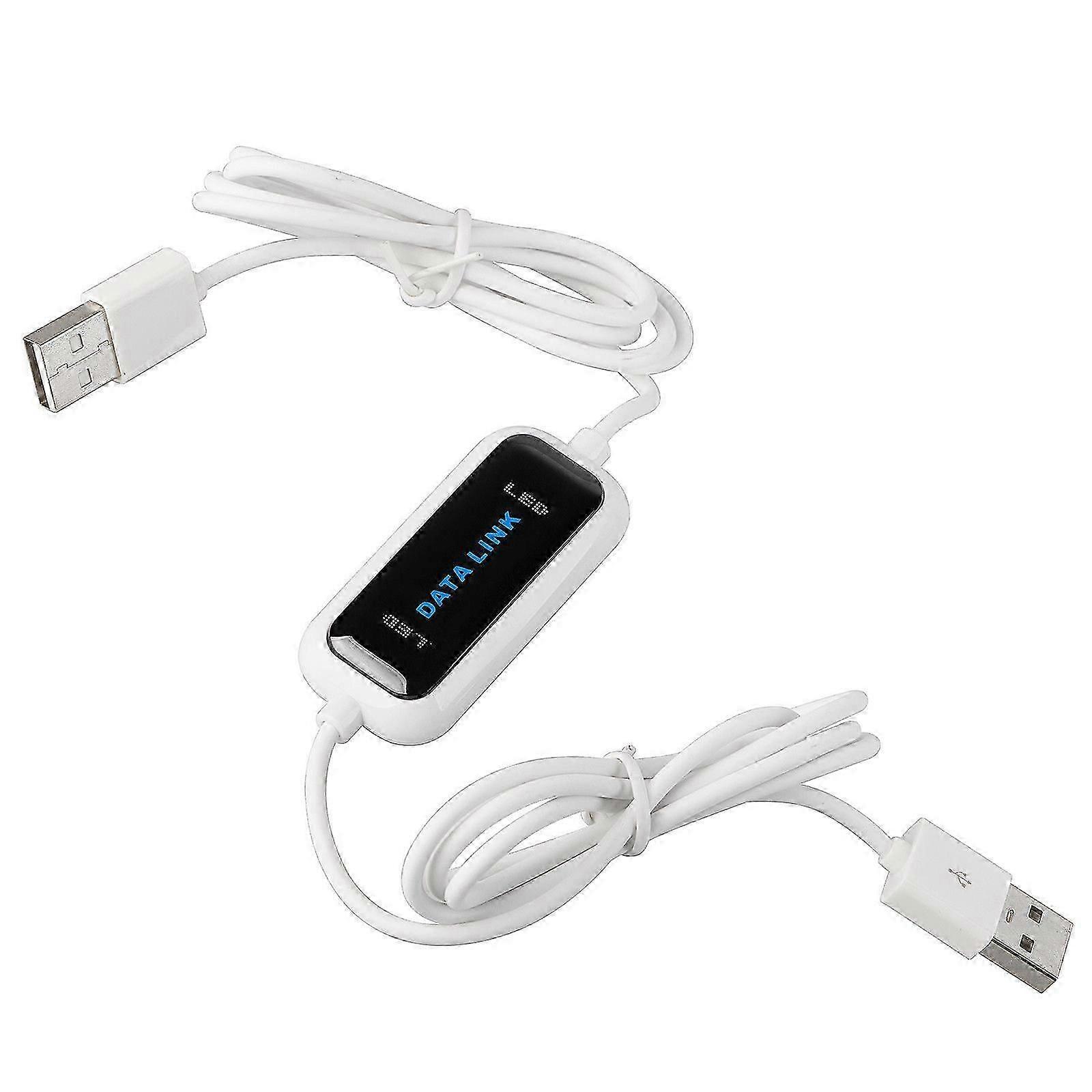 Direct PC To PC File Transfer Sync Data Link USB Cable For Easy Data Copying Between Computers_lhh