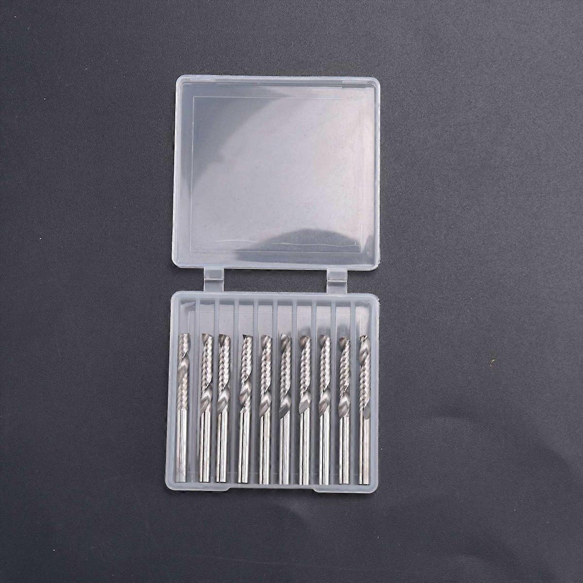 10 Pack CNC Router Bits 1/8 inch Shank Spiral Upcut Router Bit