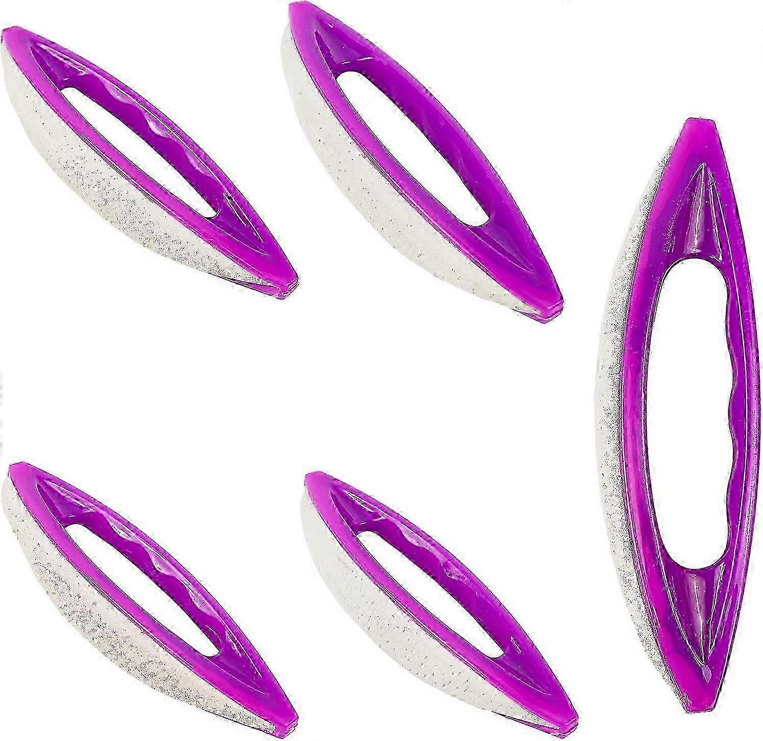 5Pcs Chamois Nail Buffer, Chamois Nail Files Made with Sheep Leather, Nail Buffing