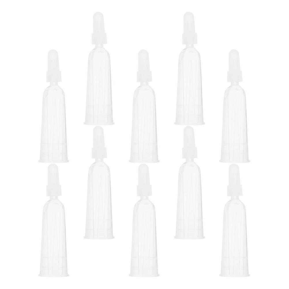 Portable Glue Applicator Bottle Cap for Precision Dispensing 10Pcs Ampule