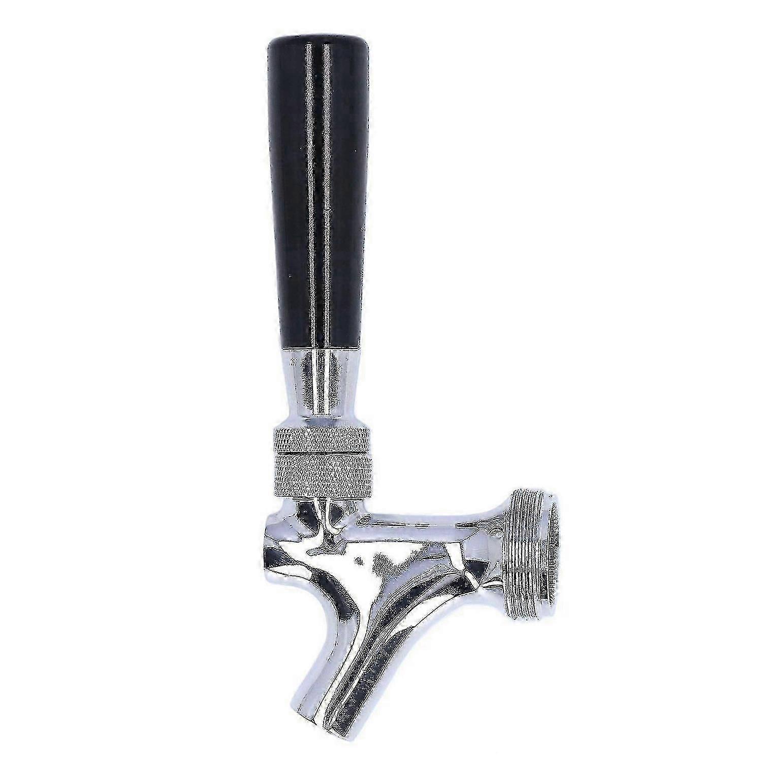 Øltappkran 304 rustfritt stål tilbehørsutskiftning for barrestaurant sølv