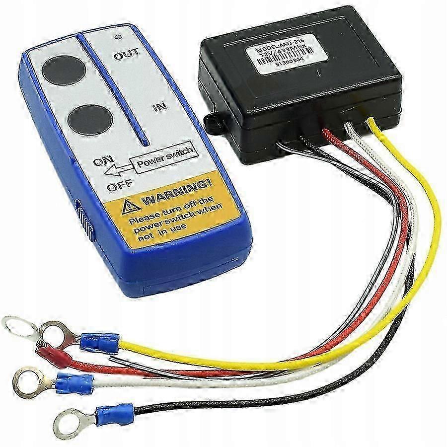 12V Wireless Winch Remote Control System with Waterproof Design for Off-Road Vehicles