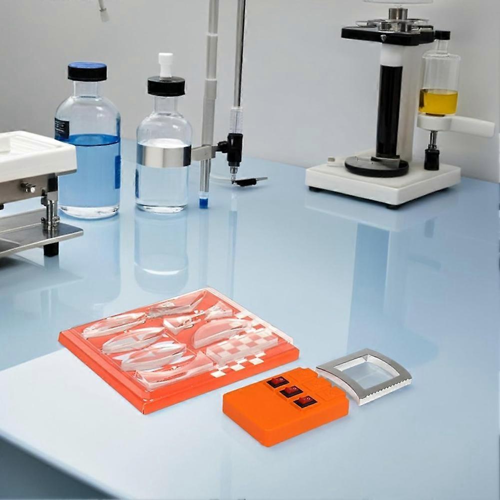 Physics Optical Experiment Kit with Convex Lens and Reflector for Science Demonstrations Versatile Optics Teaching Set