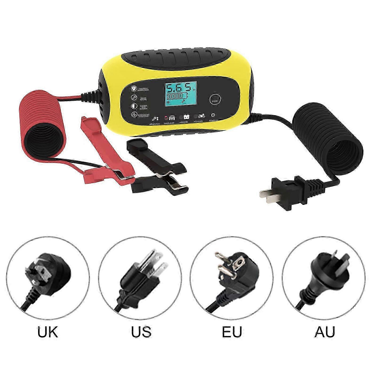 Pulse Repair Function Charger for Motorcycle Battery Smart Charging