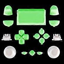 Glow in the Dark Replacement Parts Kit for PS4 Controller DualShock 4 Gen 2 JDM030 with Buttons, Thumbsticks, Touchpad and Triggers