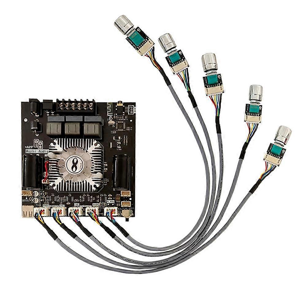 HT213G Third Generation Bluetooth Power Amplifier Board With TDA7498E, 160W X 2 And 220W Output, 2.1 Channel