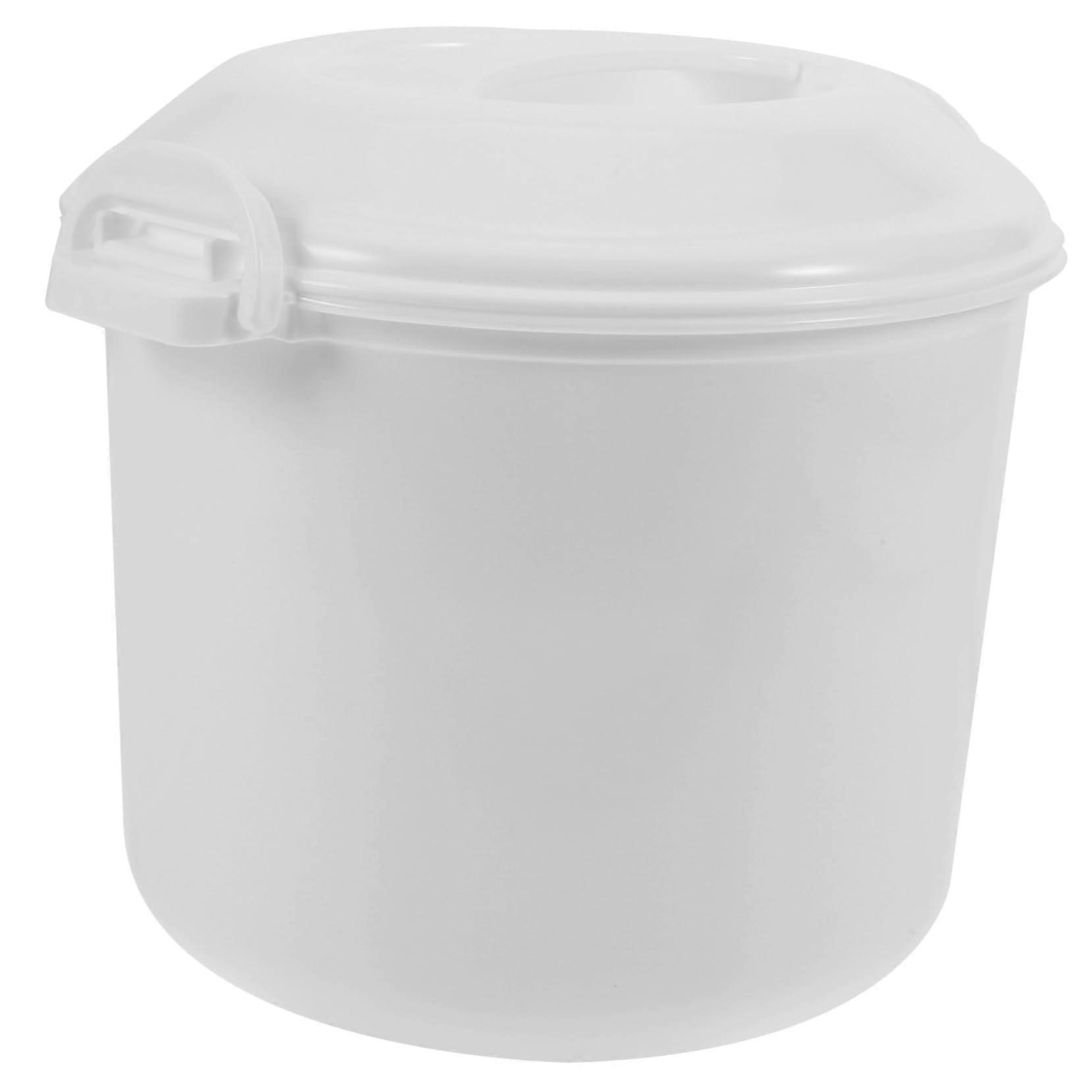 Microwave Rice Cooker with Steaming Tray for Quick Family Meals and Easy Clean 2 in 1 Design