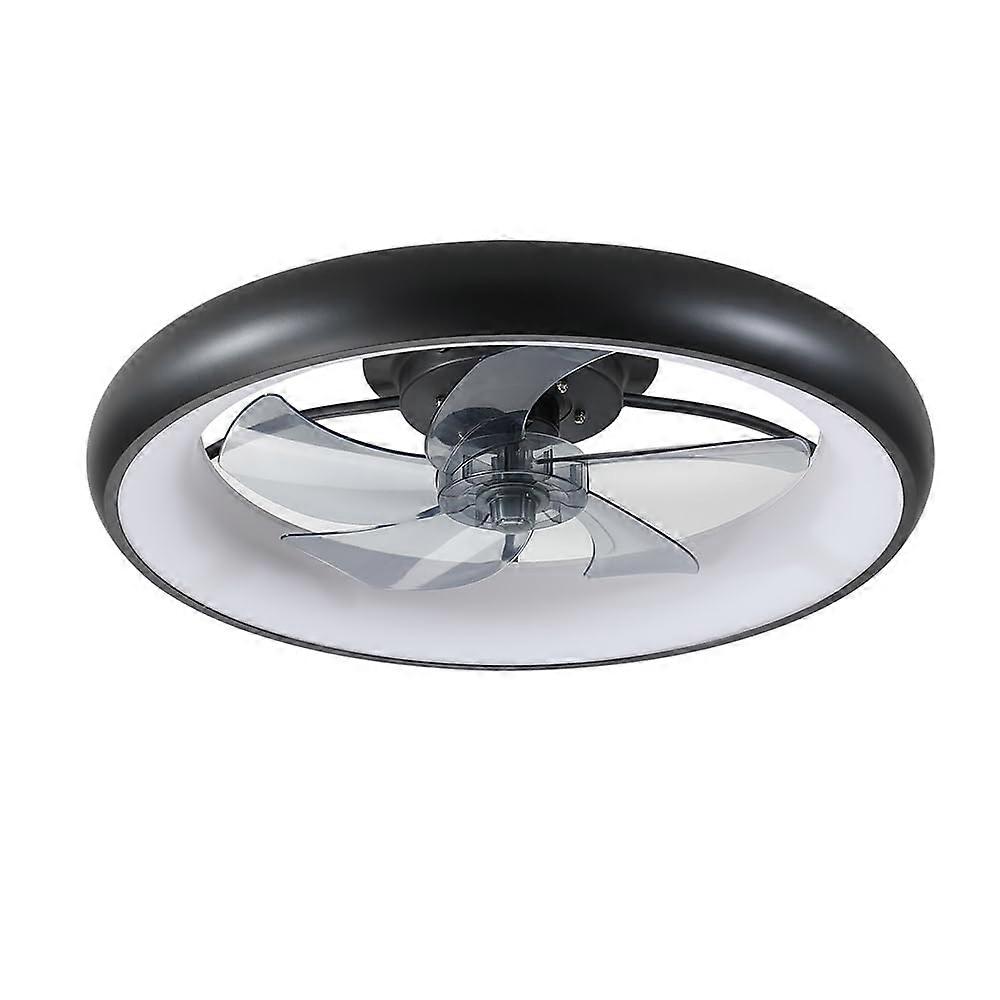 Ceiling Fan with Light Dimmable LED Tricolor Temperature Control Energy Saving for Bedroom