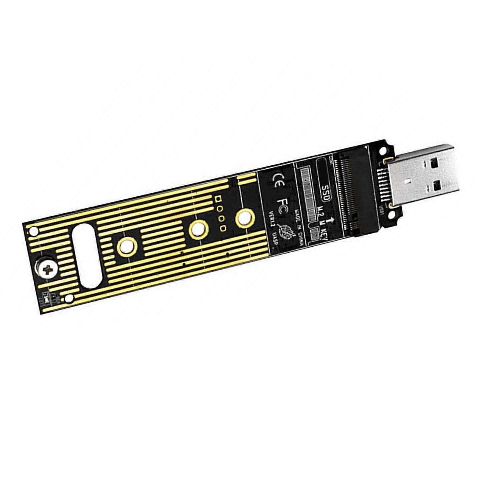 M.2 NVMe to USB 3.1 Adapter 10Gbps Tool SSD Enclosure for Speed Data Backup