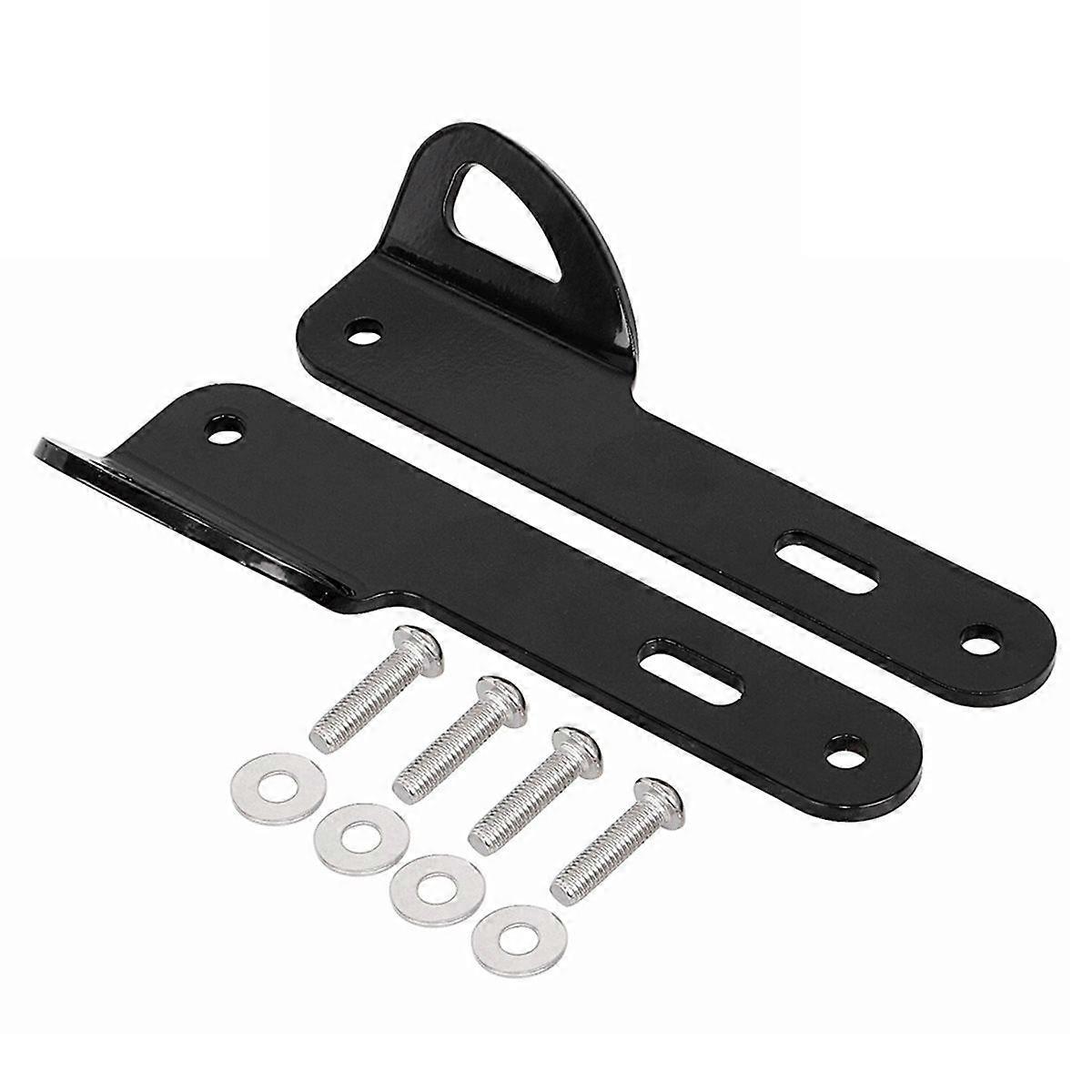 Black Front End Fork Tie Down Bracket Kit Fit for 1993-2023 Glide