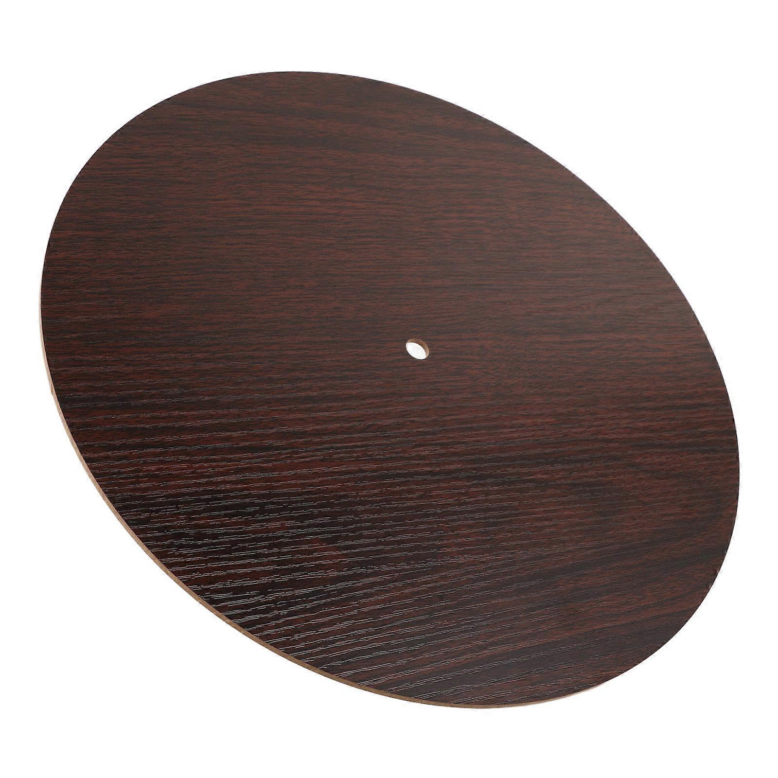 Wood Grain Clock Dial for DIY Round Wall Dial Replacement Accessory